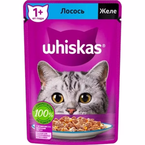 پوچ گربه بالغ ویسکاس ماهی تن در ژله 75 گرمی